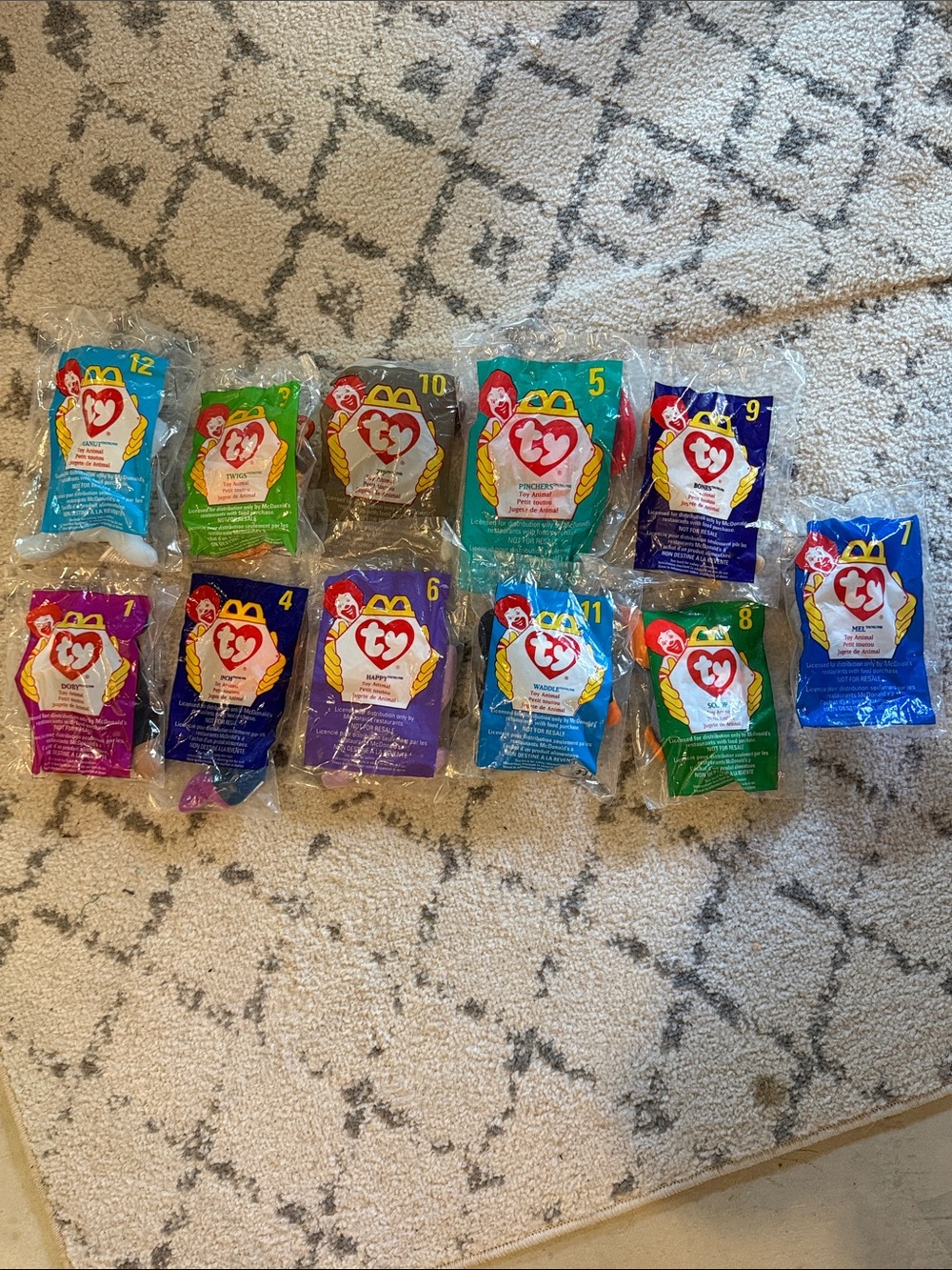 1998 McDonald’s Ty Teenie Beanie Babies